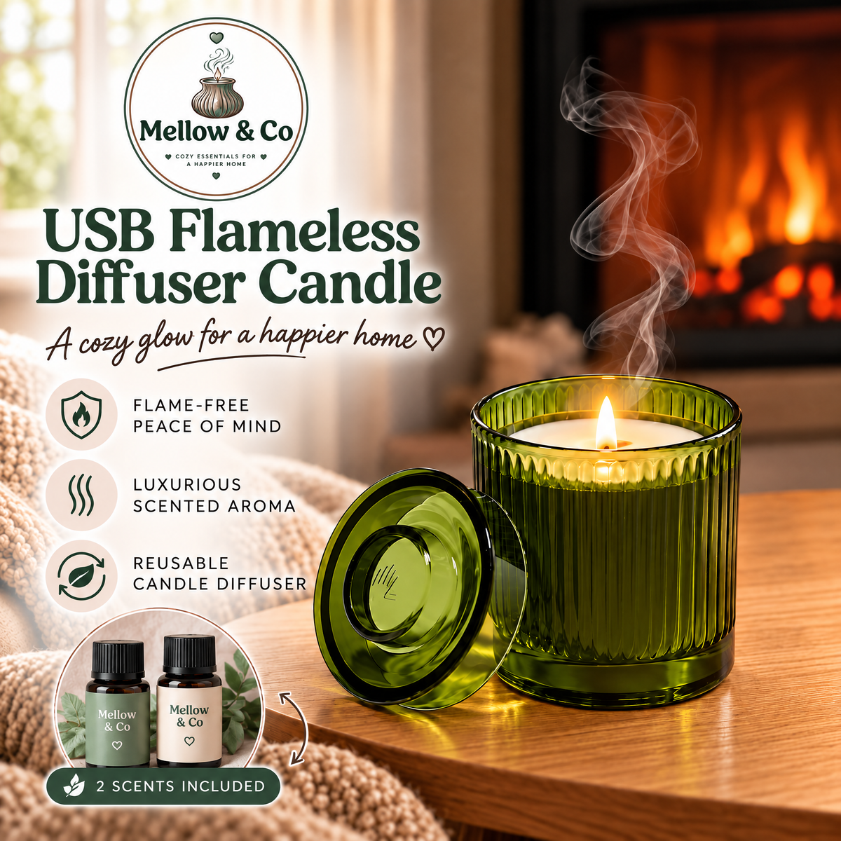 Flameless Diffuser Candle